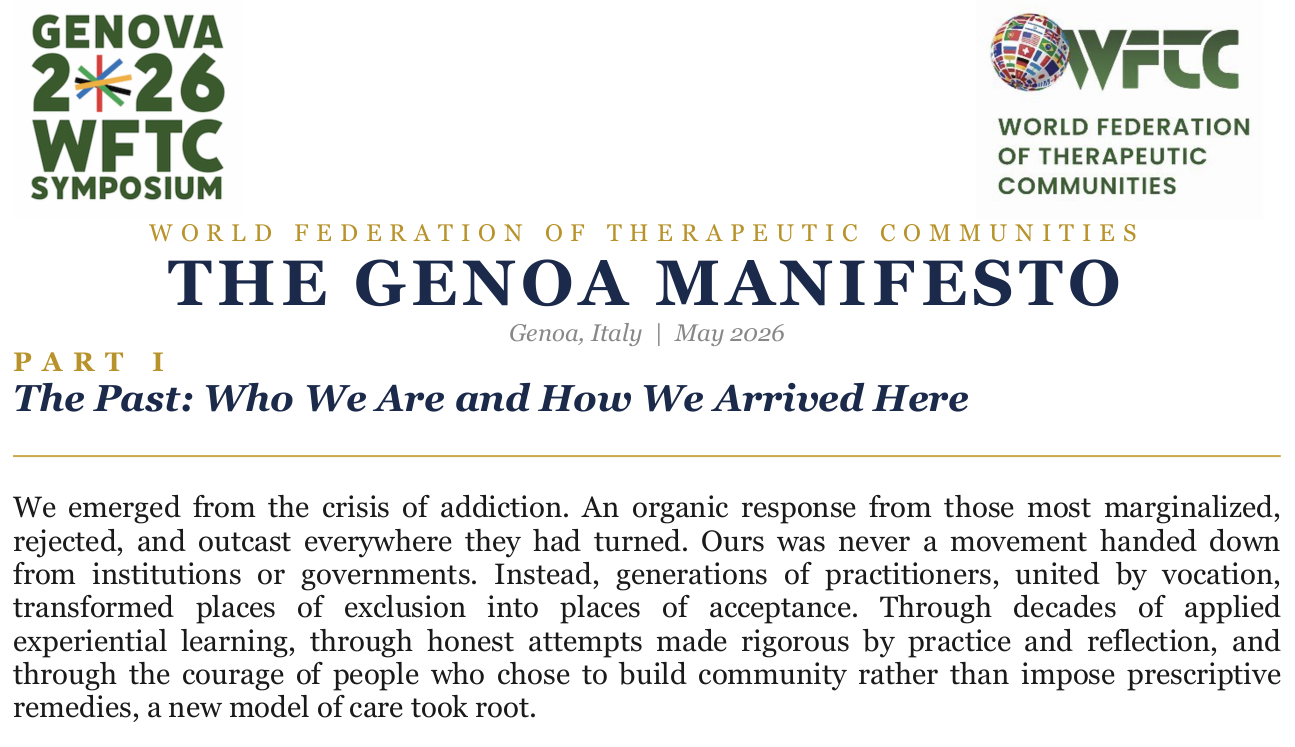 The Genoa Manifesto, header and first paragraph.